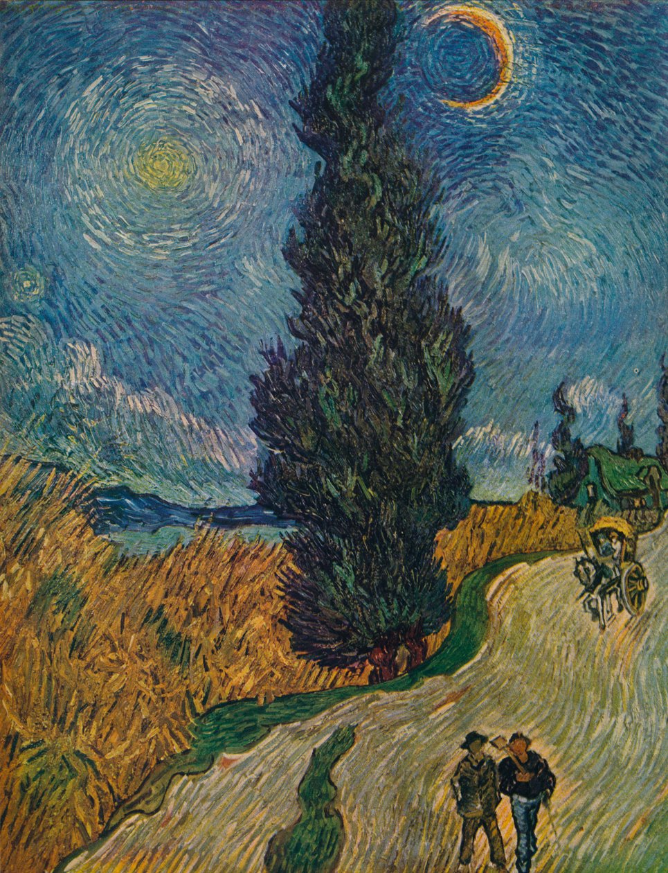 Selvi Yolu, 1890 by Vincent van Gogh