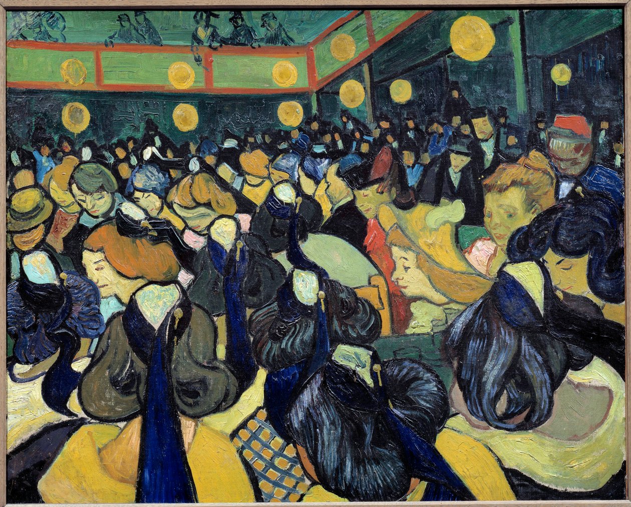 La salle de danse a Arles Tablosu Vincent Van Gogh (1853-1890) 1888 Güneş. 0,65x0,81 m Paris, musee d