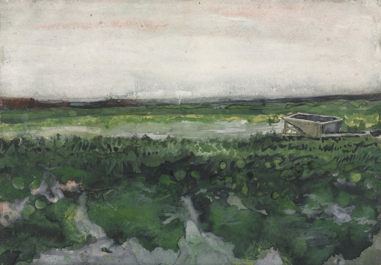 El Arabalı Manzara, 1883 by Vincent van Gogh