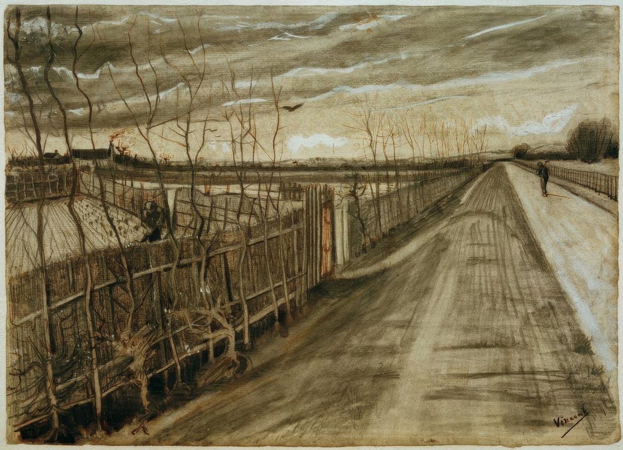 Landstraße by Vincent van Gogh
