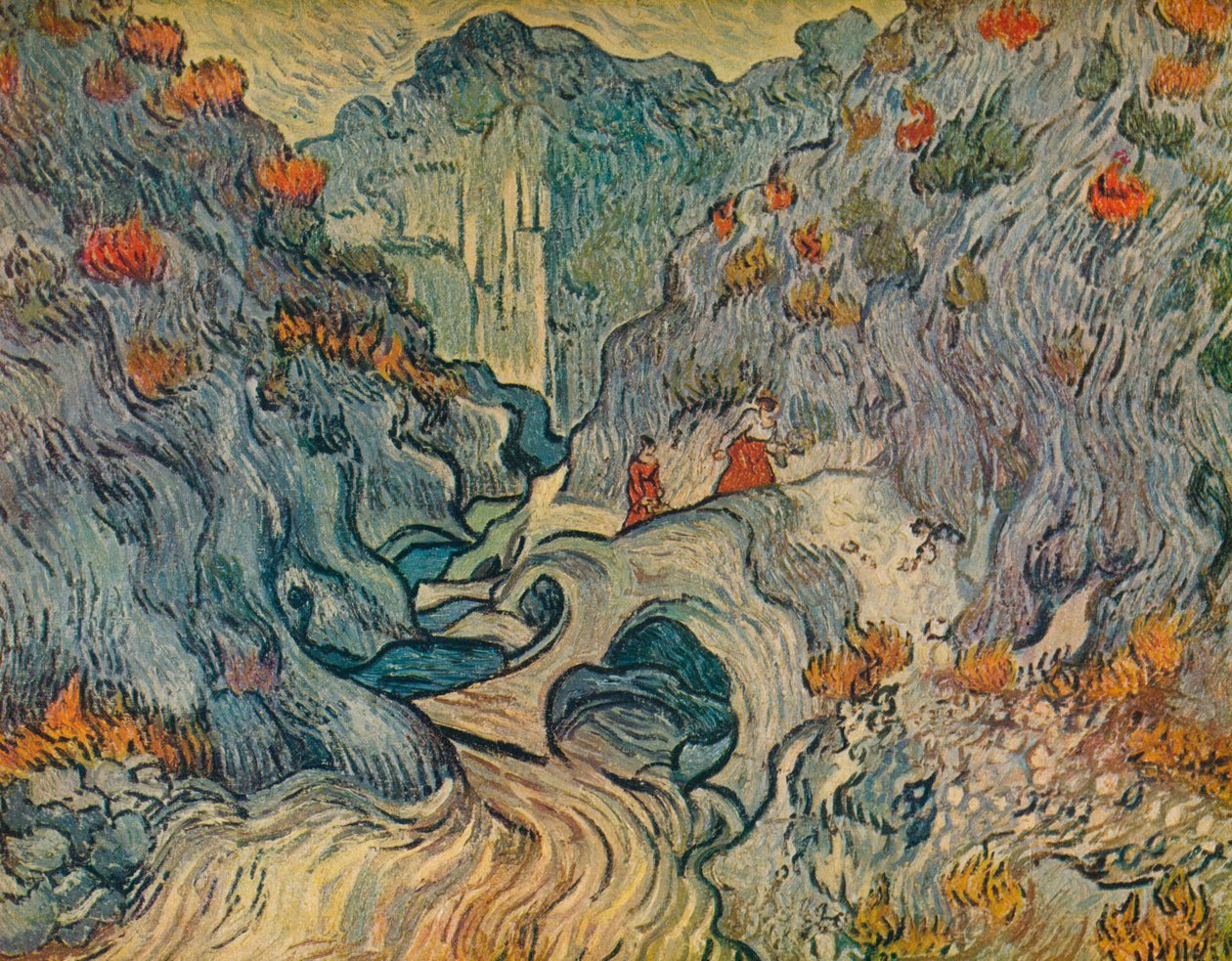 Dağ Geçidi, 1889 by Vincent van Gogh