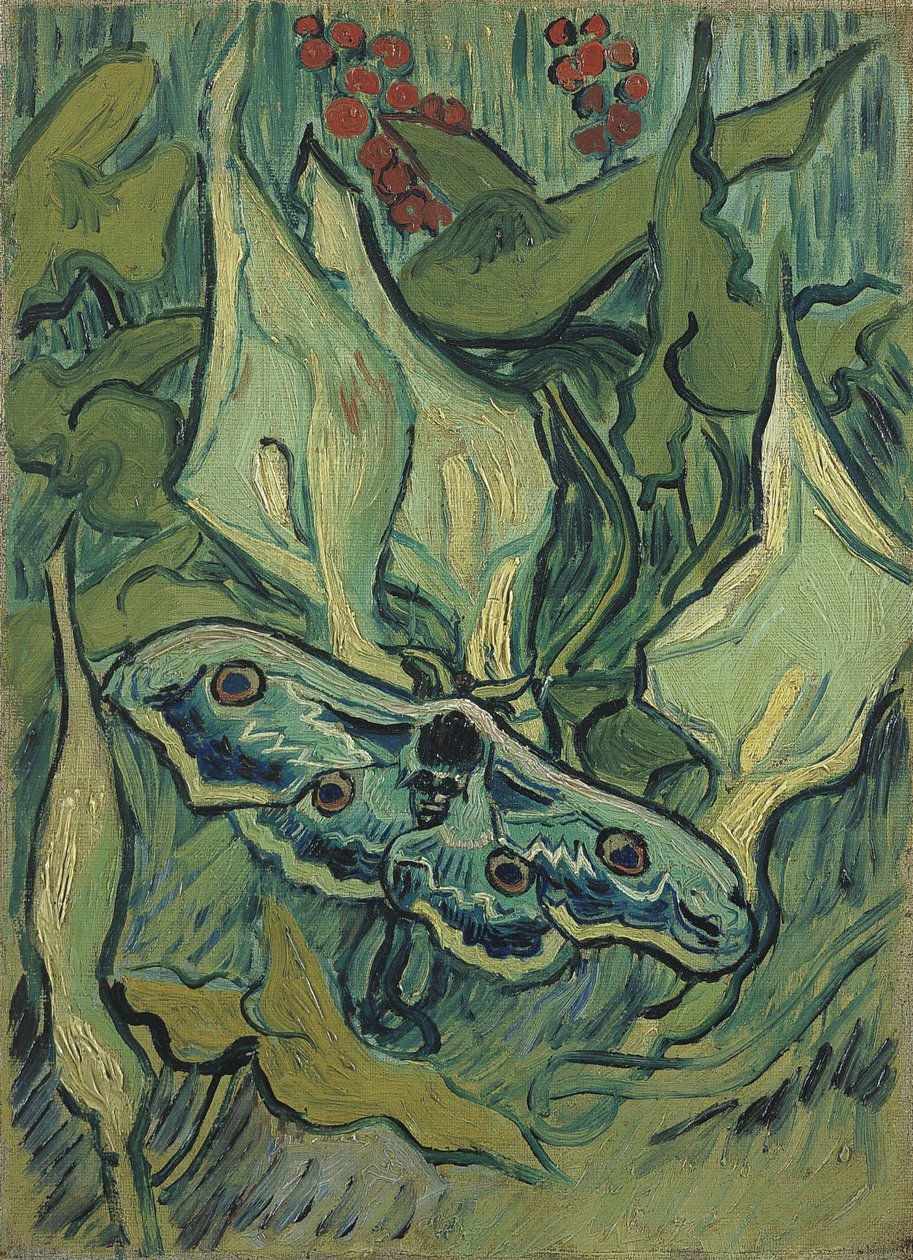 Büyük Yeşil Tavus Kuşu (Ölümün Başı Sfenks) - Vincent van Gogh