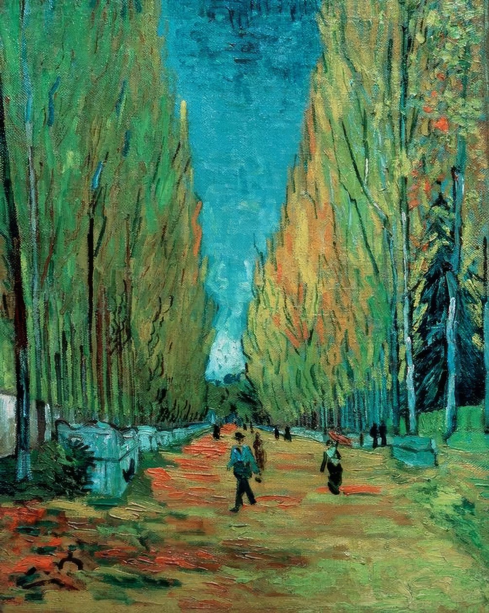 Les Alyscamps by Vincent van Gogh