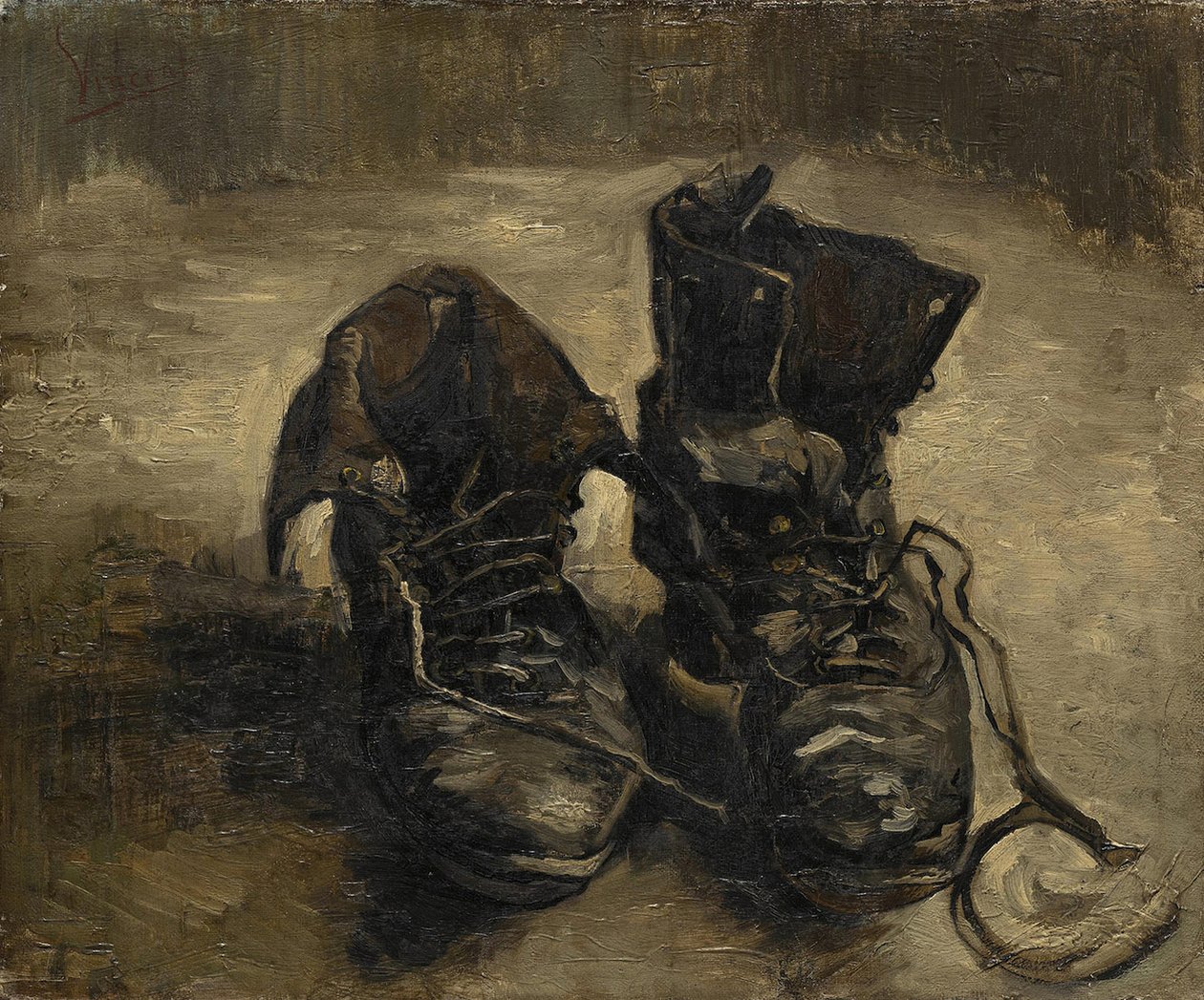 ""Siyah çizmeler" veya ""Eski ayakkabılar"" Vincent van Gogh