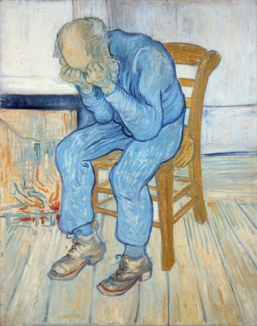 Üzüntüdeki Yaşlı Adam (Sonsuzluğun Eşiğinde) 1890 by Vincent van Gogh