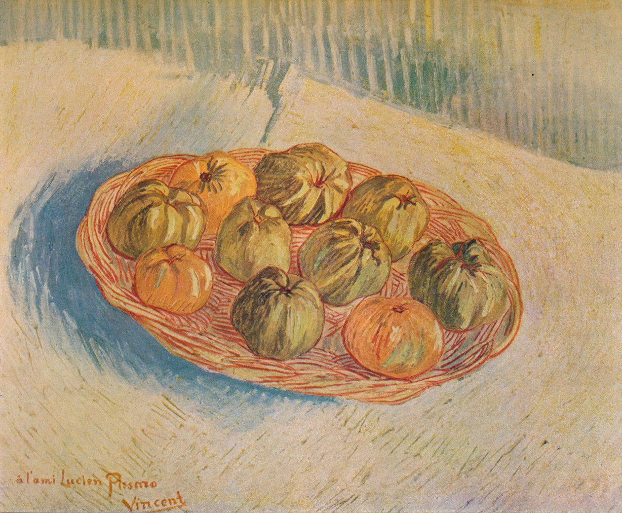 Elma Dolu Sepet, 1887 by Vincent van Gogh