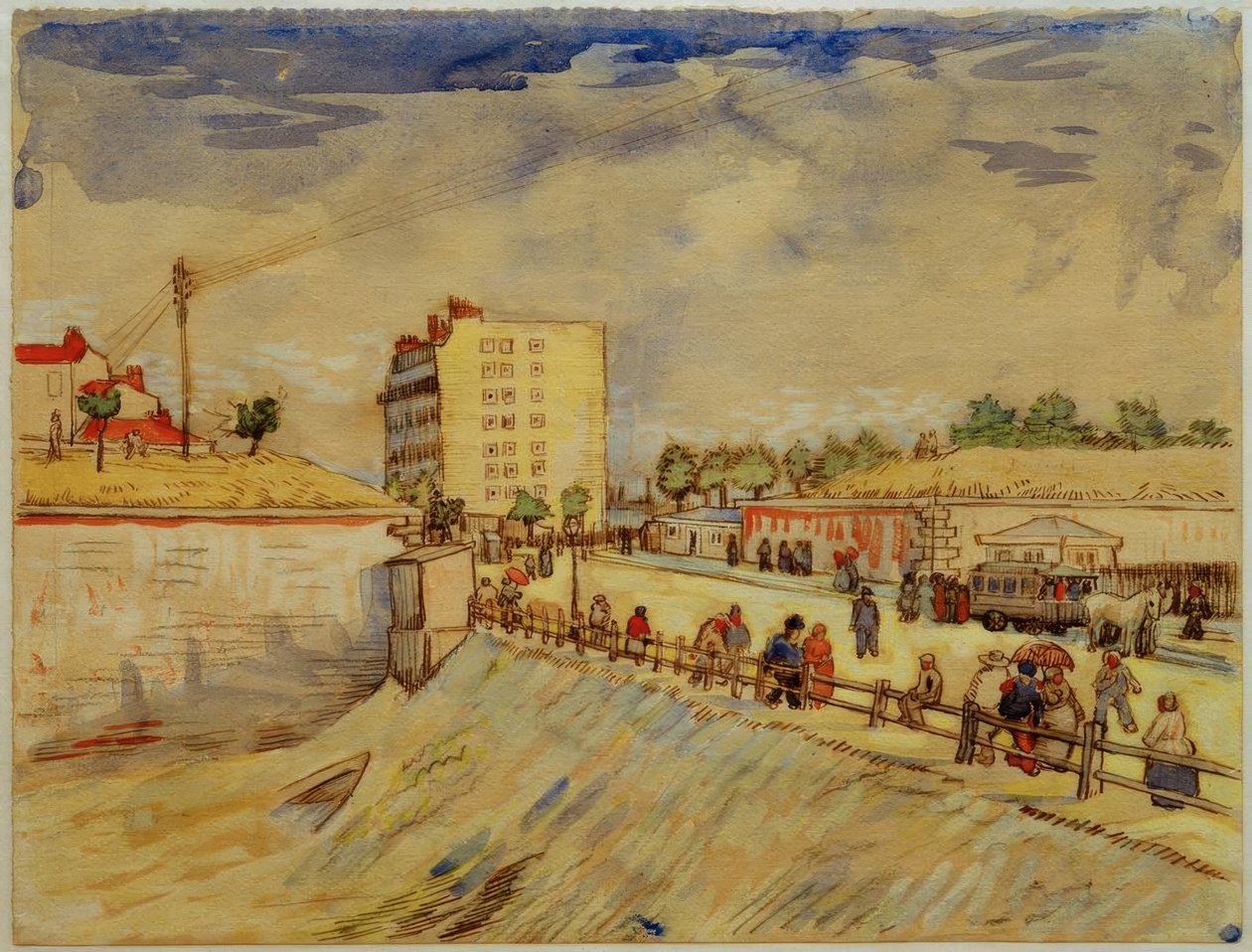 Paris şehir kapısı by Vincent van Gogh