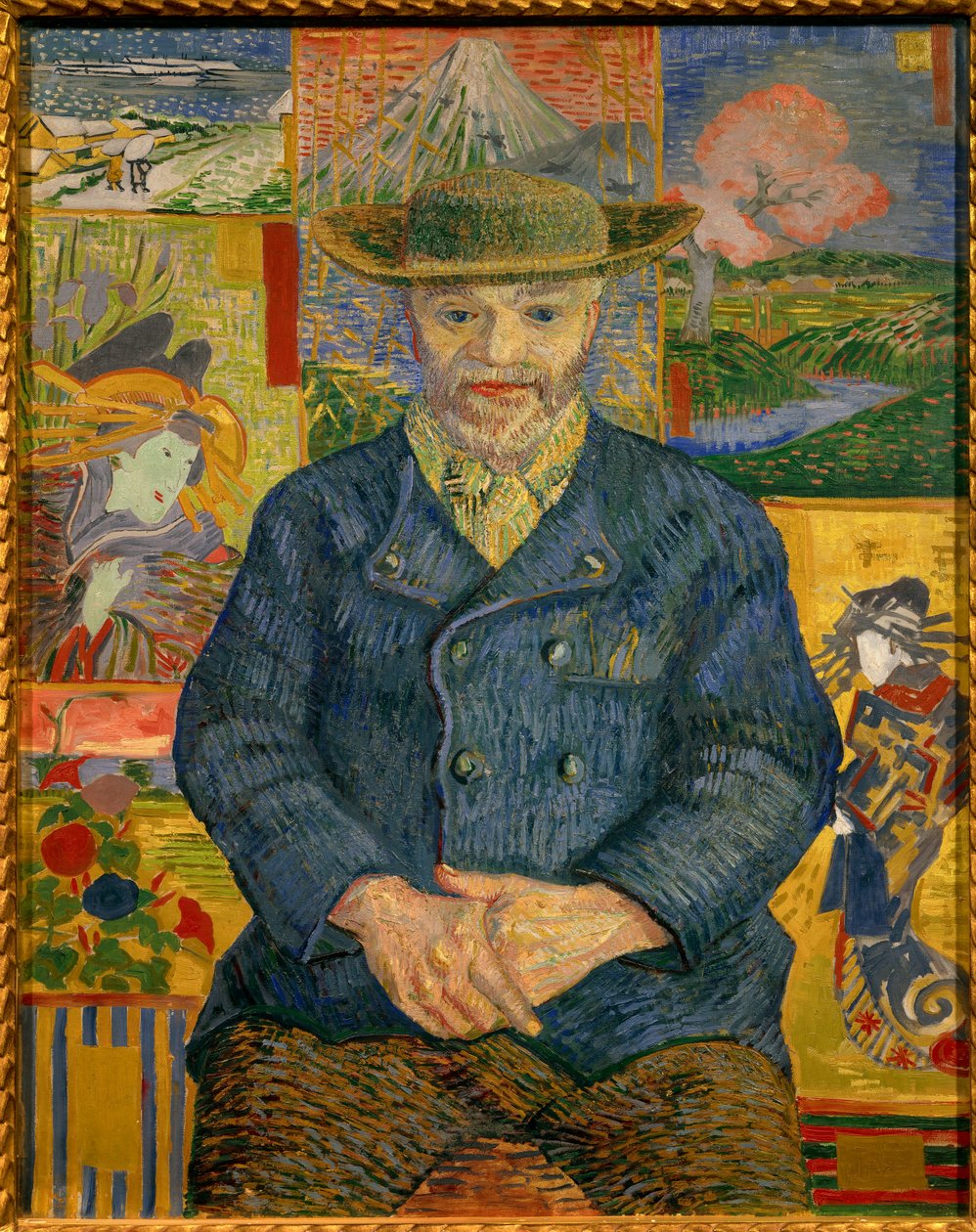 Peder Tanguy Portresi Vincent Van Gogh (1853-1890) tarafından Tablo 1887 Güneş. 0.92x0.73 m Paris, Rodin müzesi - Baba Tanguy