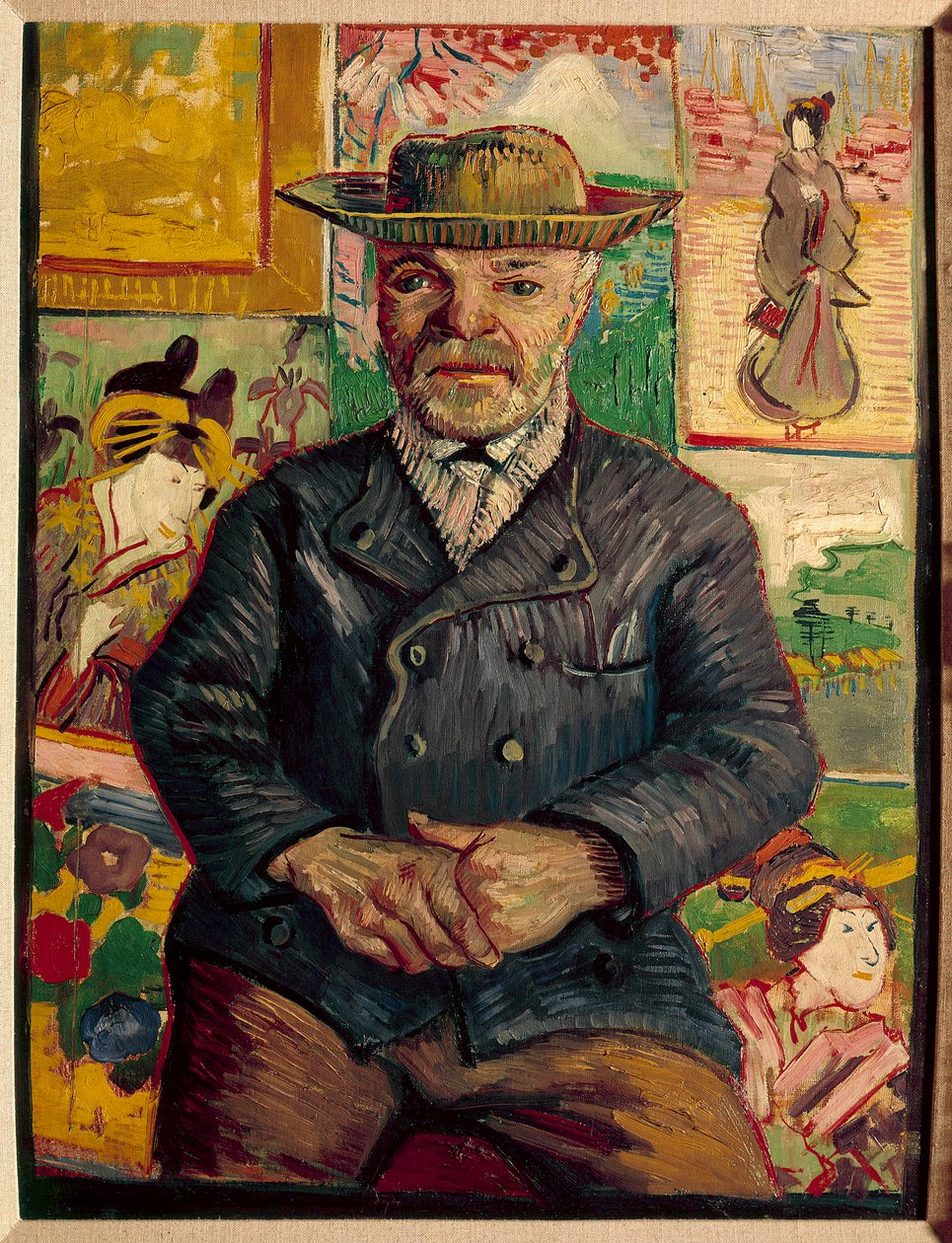 Peder Tanguy Portresi Vincent Van Gogh tarafından (1853-1890) 19. yüzyıl Koleksiyonu Niarchos - Baba Tanguy