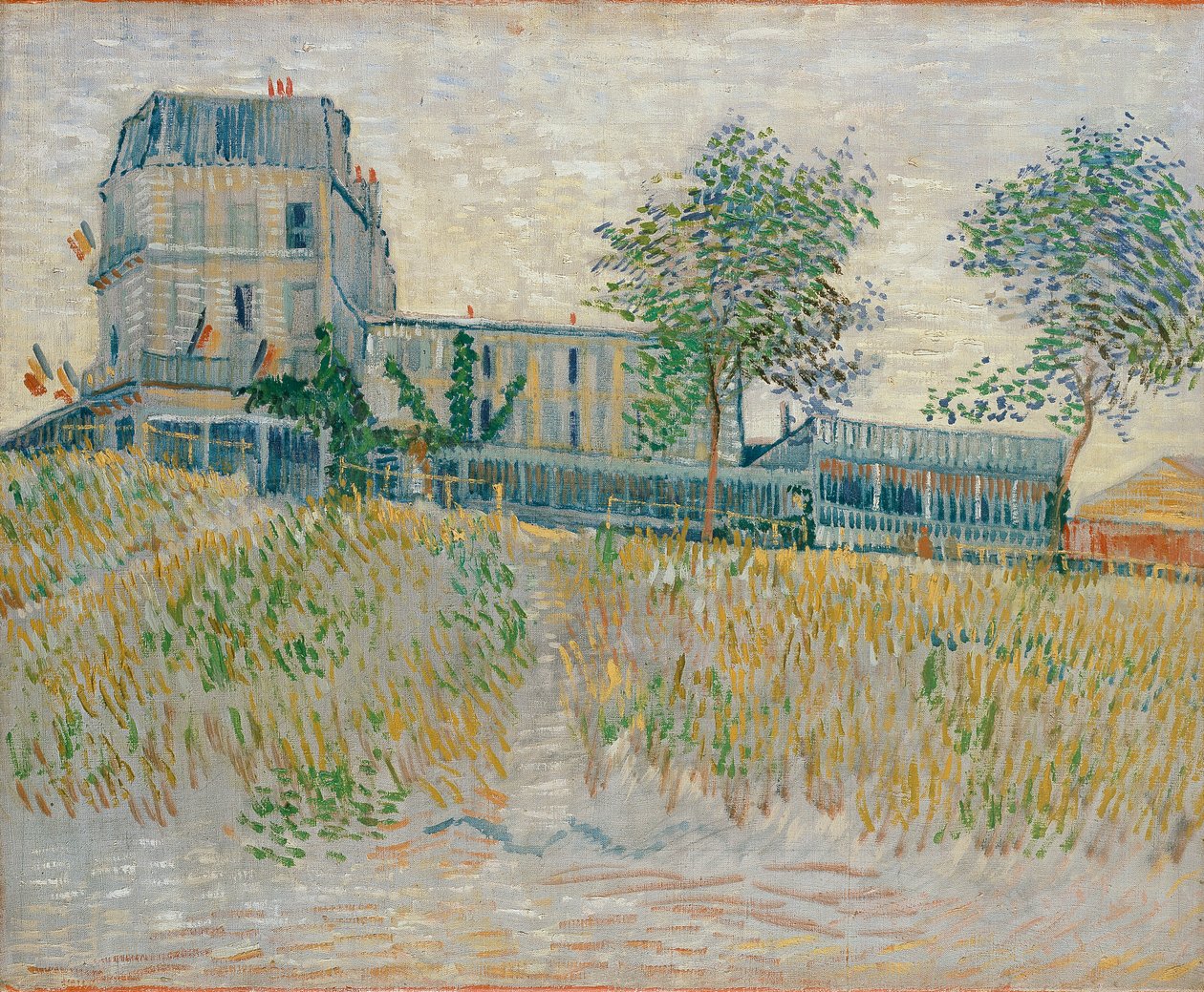 Sirene Restoranı, Asnieres, 1887 by Vincent van Gogh