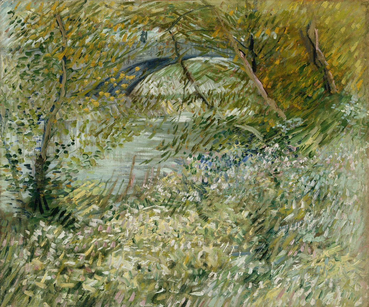 İlkbaharda Nehir Bankası by Vincent van Gogh