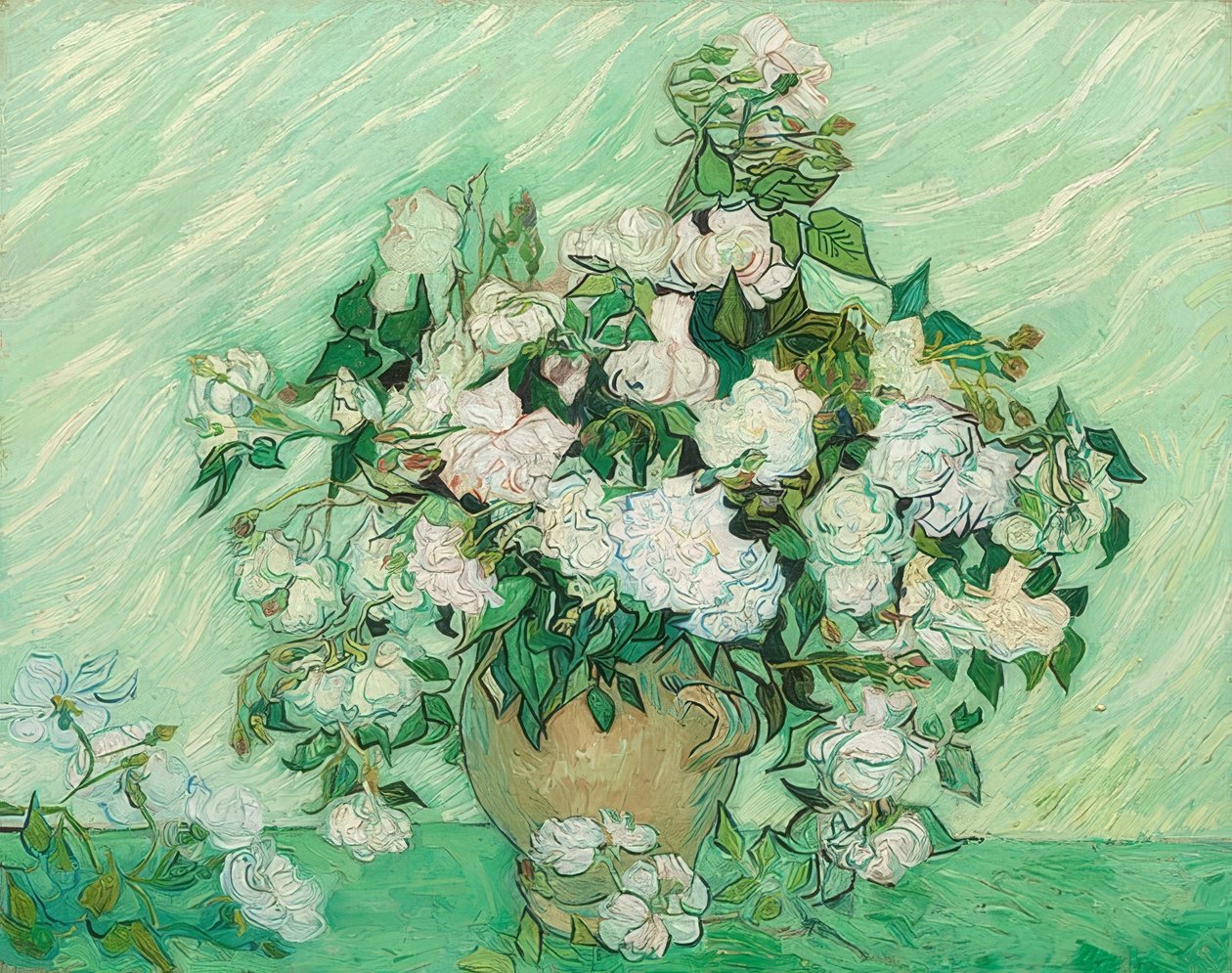 Rosen. 1890 by Vincent van Gogh