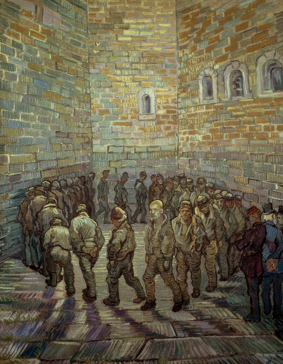Mahkumlar turu by Vincent van Gogh