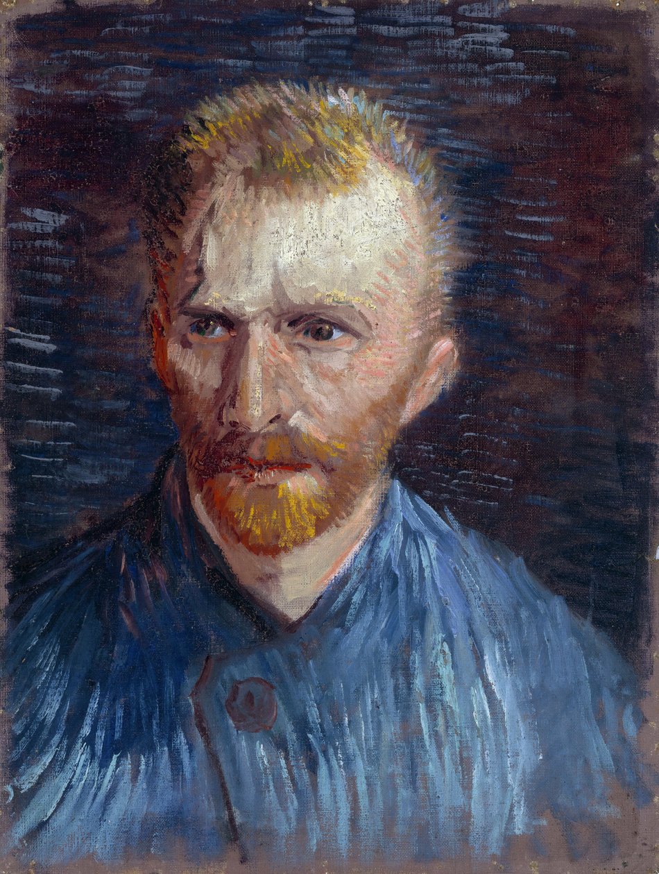 Otoportre par Gogh, Vincent, van (1853-1890). Tuval üzerine yağlı boya, ebat : 44,5x33,6 by Vincent van Gogh