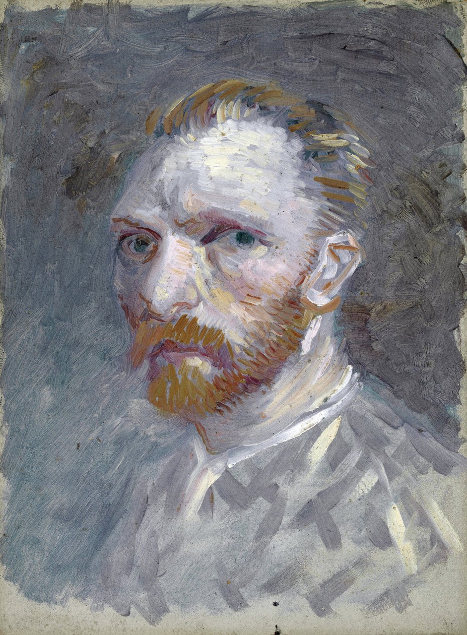 Otoportre par Gogh, Vincent, van (1853-1890). Karton üzeri yağlı boya, ebat : 19,1x14,1 by Vincent van Gogh