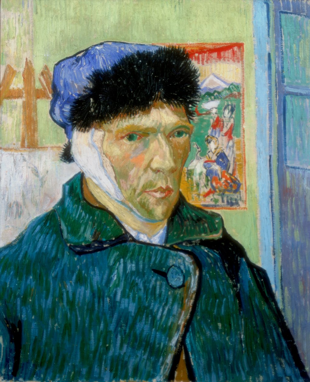 Sargılı Kulaklı Otoportre, 1889 by Vincent van Gogh