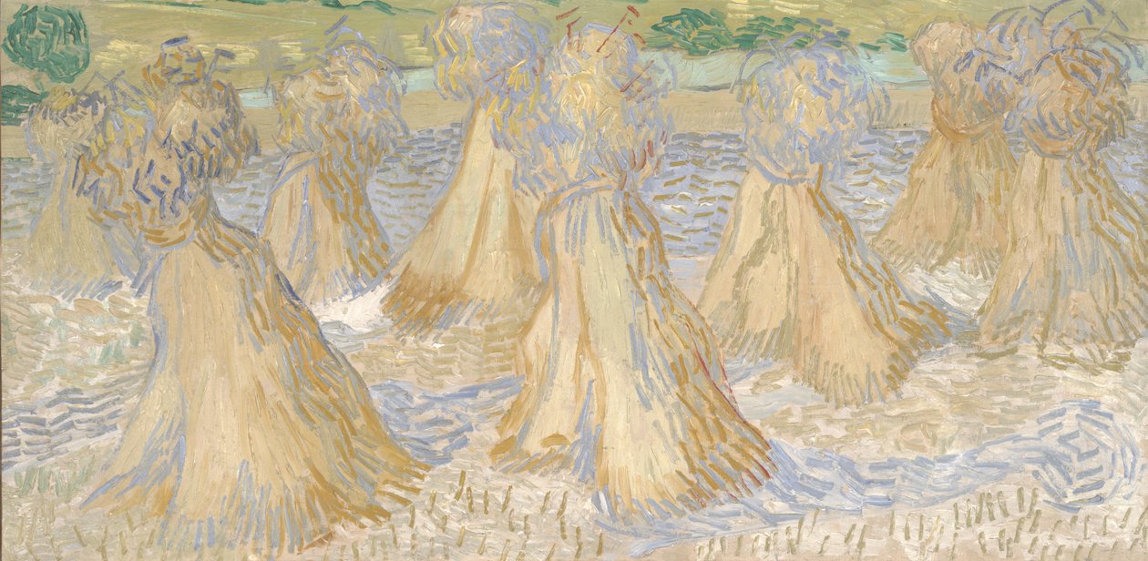 Buğday Demetleri, Temmuz 1890 (tuval üzerine yağlı boya) by Vincent van Gogh