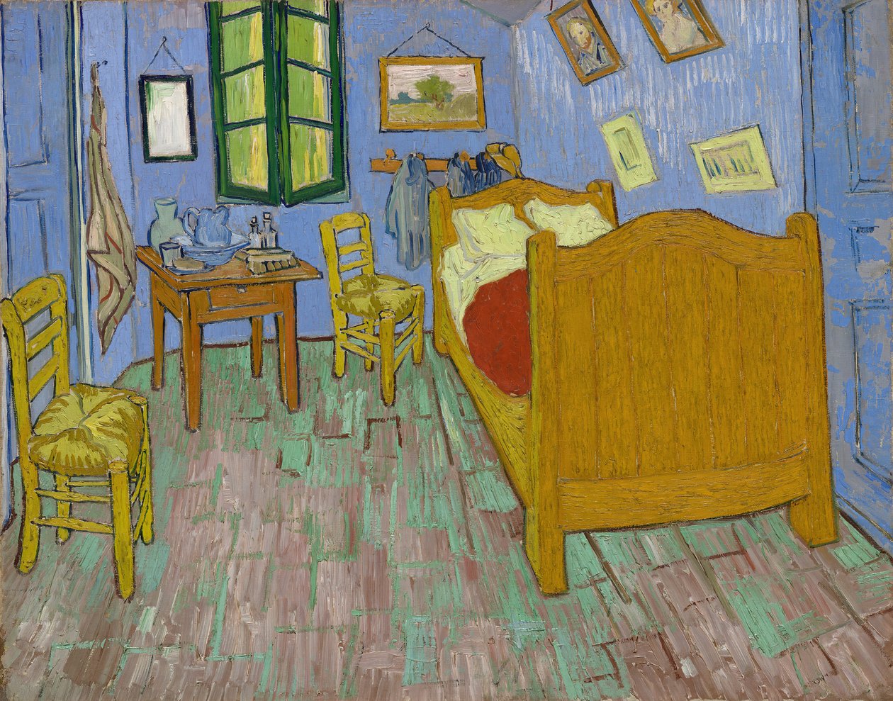 Yatak Odası, 1889. by Vincent van Gogh