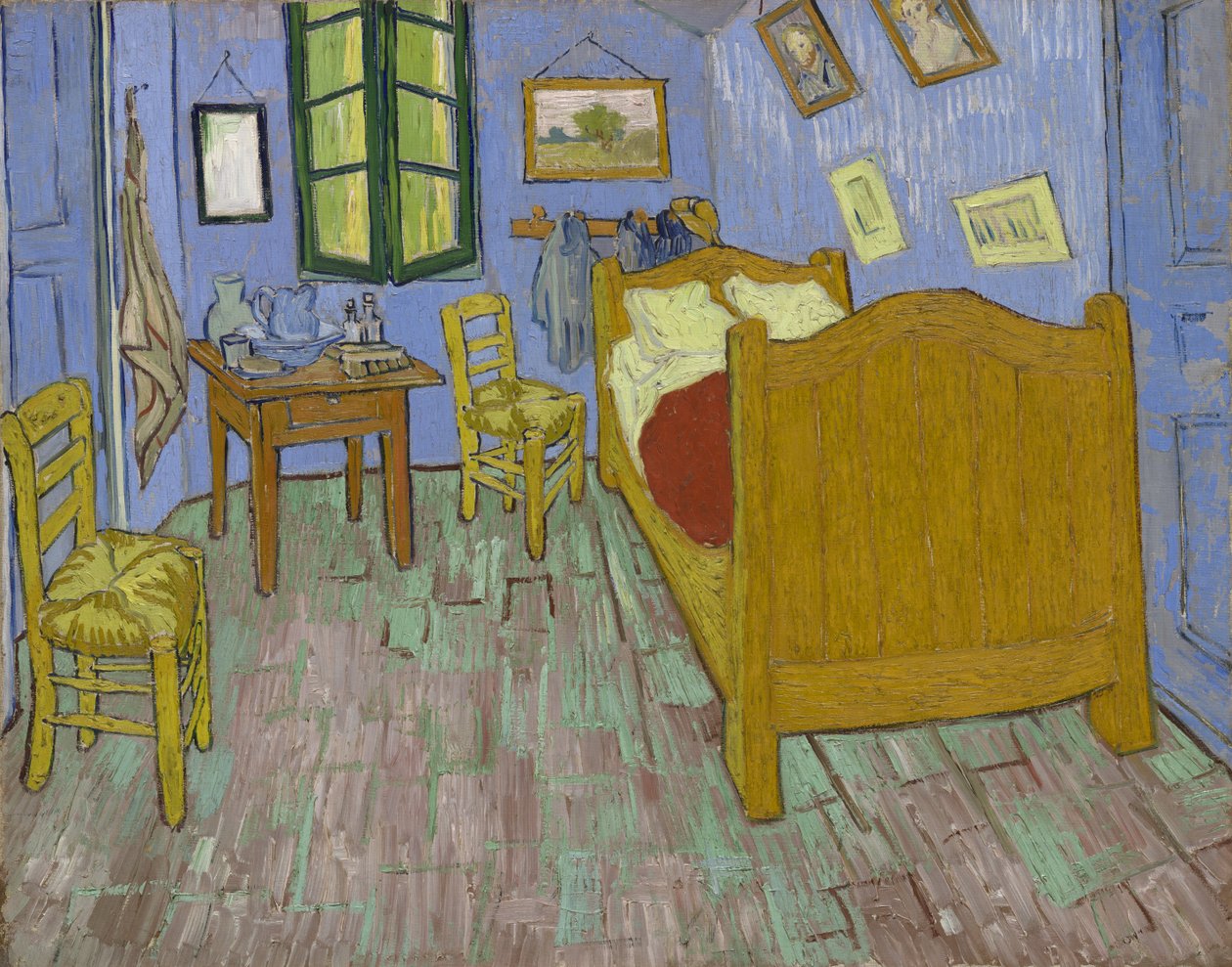 Yatak Odası, 1889 by Vincent van Gogh