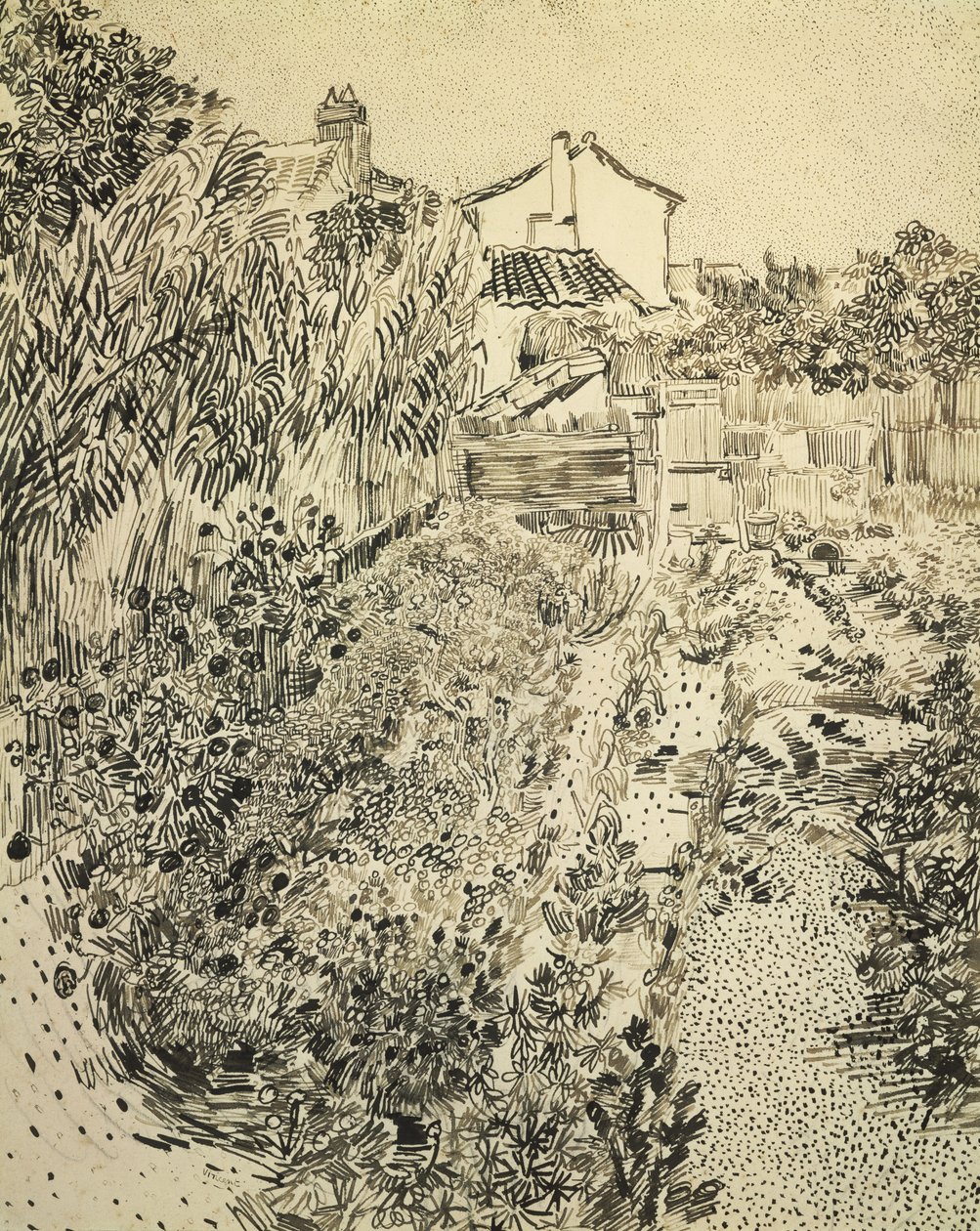 Çiçek Bahçesi, 1888 by Vincent van Gogh