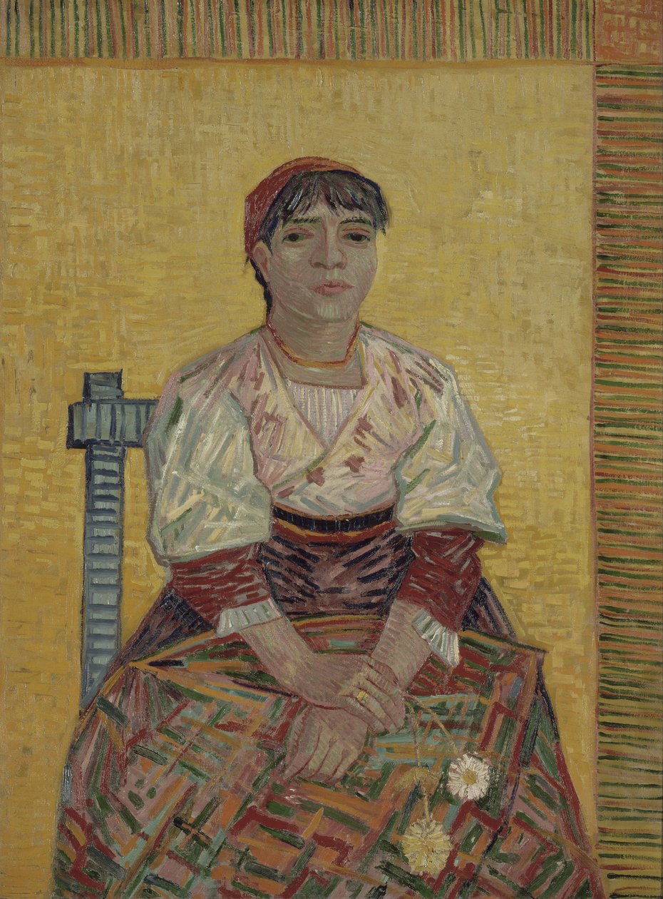 İtalyan Kadın, 1887 by Vincent van Gogh