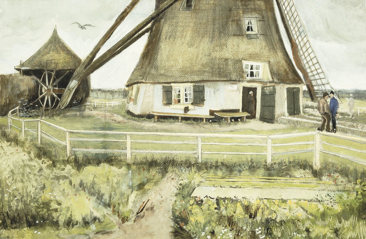 Değirmen, 1881 by Vincent van Gogh