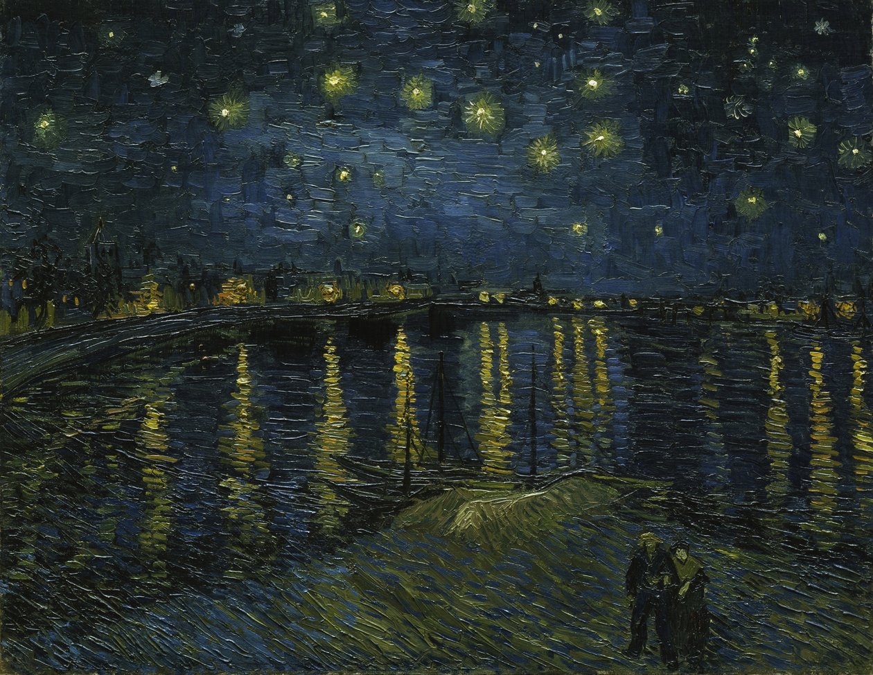 Yıldızlı Gece, 1888 by Vincent van Gogh