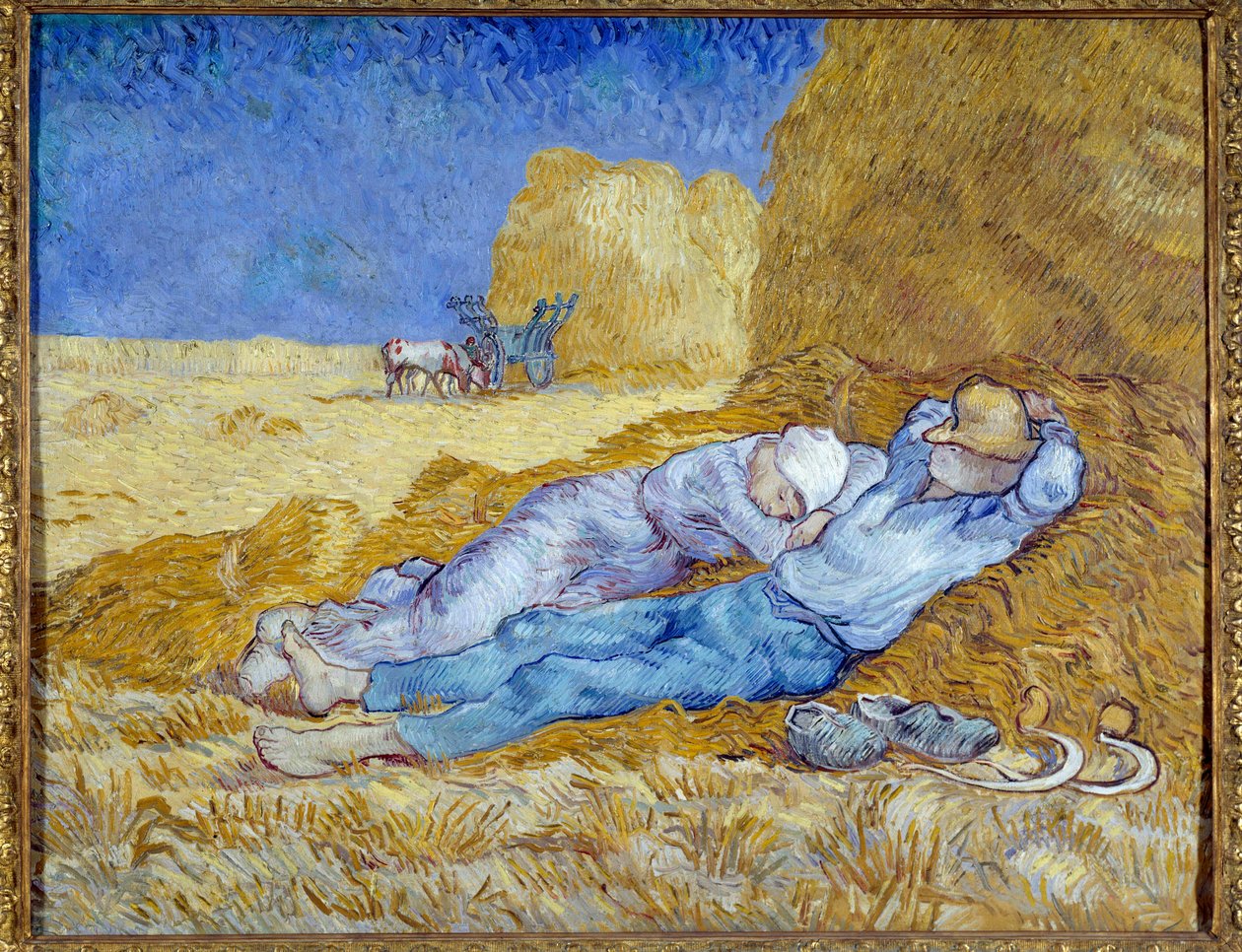 Meridyen veya Siesta (Millet'ten sonra) by Vincent van Gogh