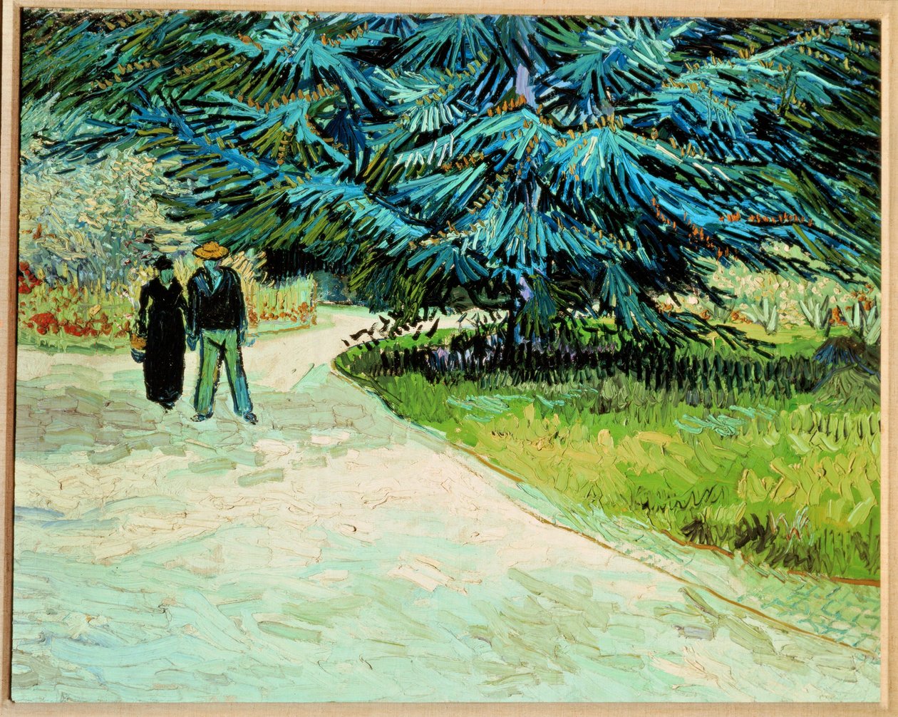 Şairin bahçesi, Arles (tuval üzerine yağlıboya) by Vincent van Gogh