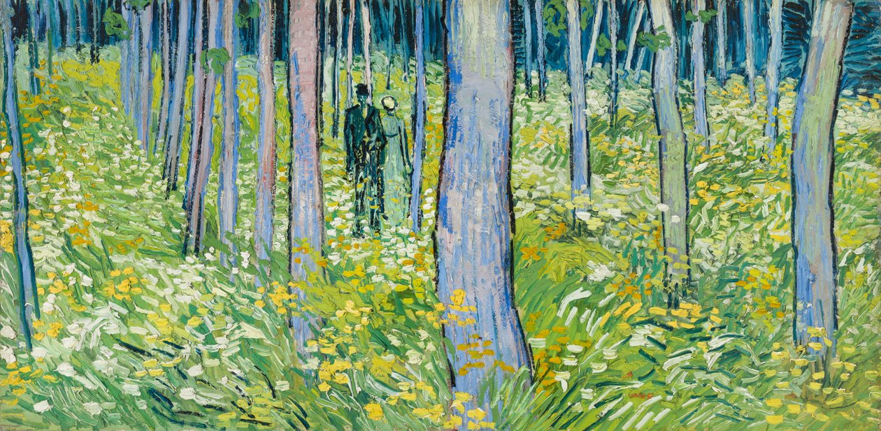 İki Figürlü Çalılık by Vincent van Gogh