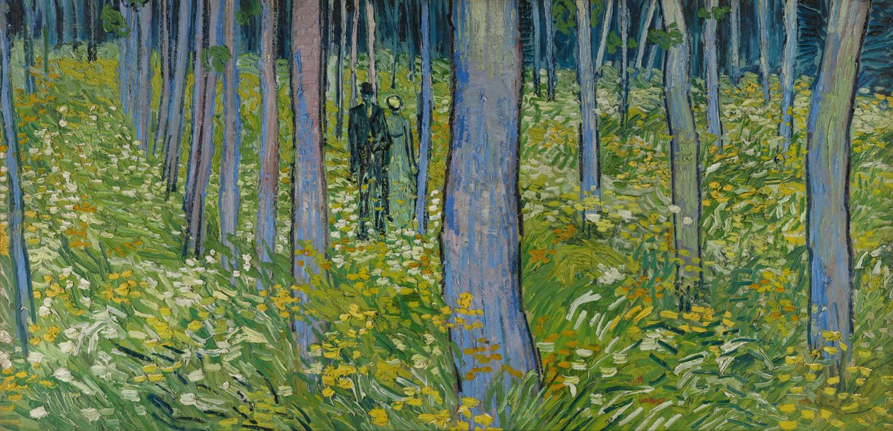 İki Figürlü Çalılık by Vincent van Gogh