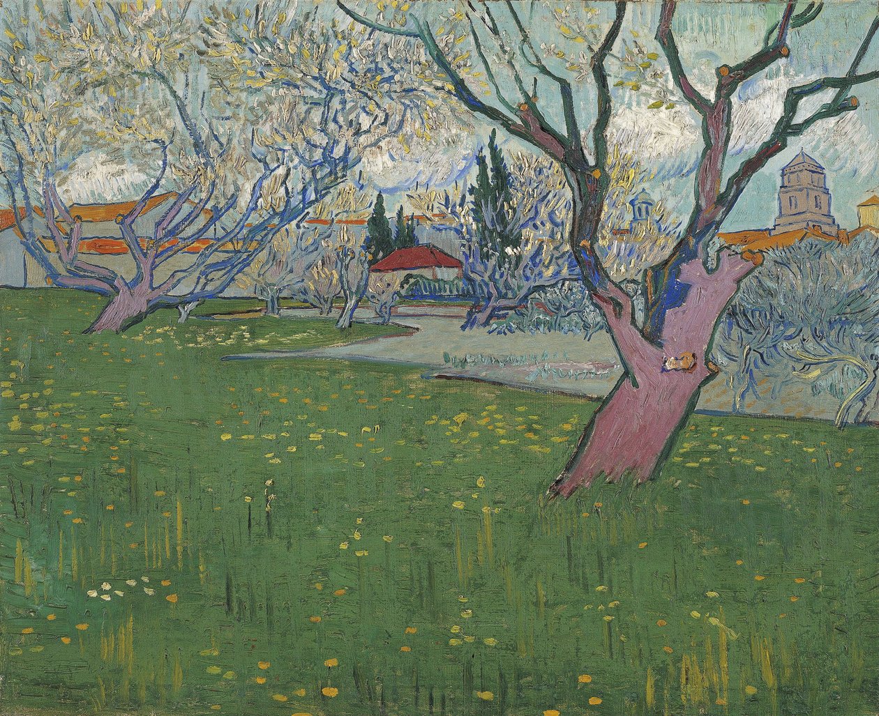 Çiçek açan meyve bahçeleri, Vincent van Gogh