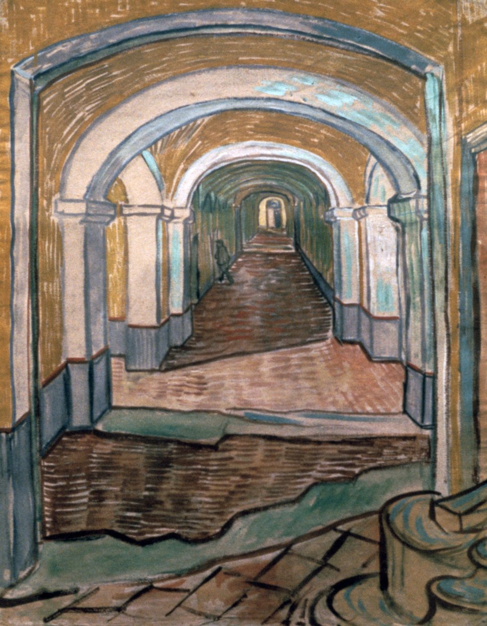 İltica Girişi, 1889 by Vincent van Gogh
