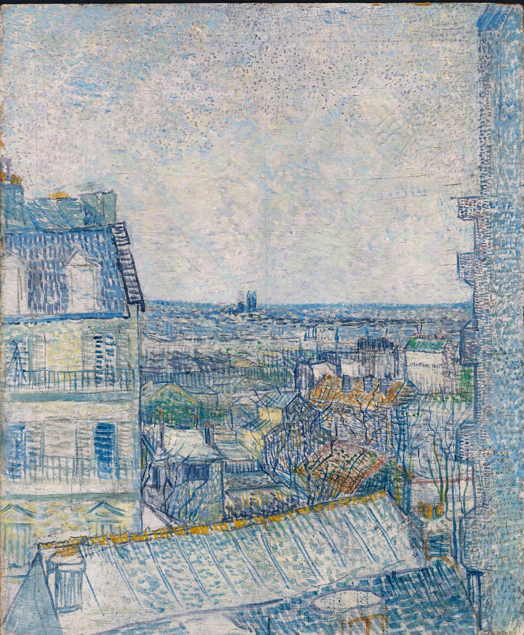 Sanatçının Penceresinden Görünüm, Rue Lapic; Sanatçının Odasından Görünüm, Rue Lepic, 1887 by Vincent van Gogh