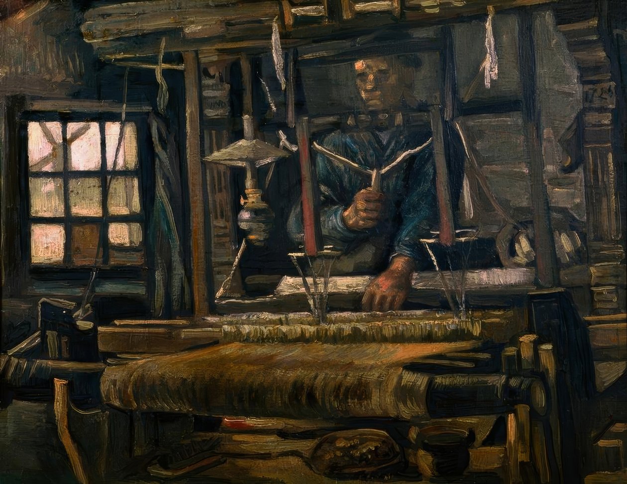 Weber am Webstuhl by Vincent van Gogh