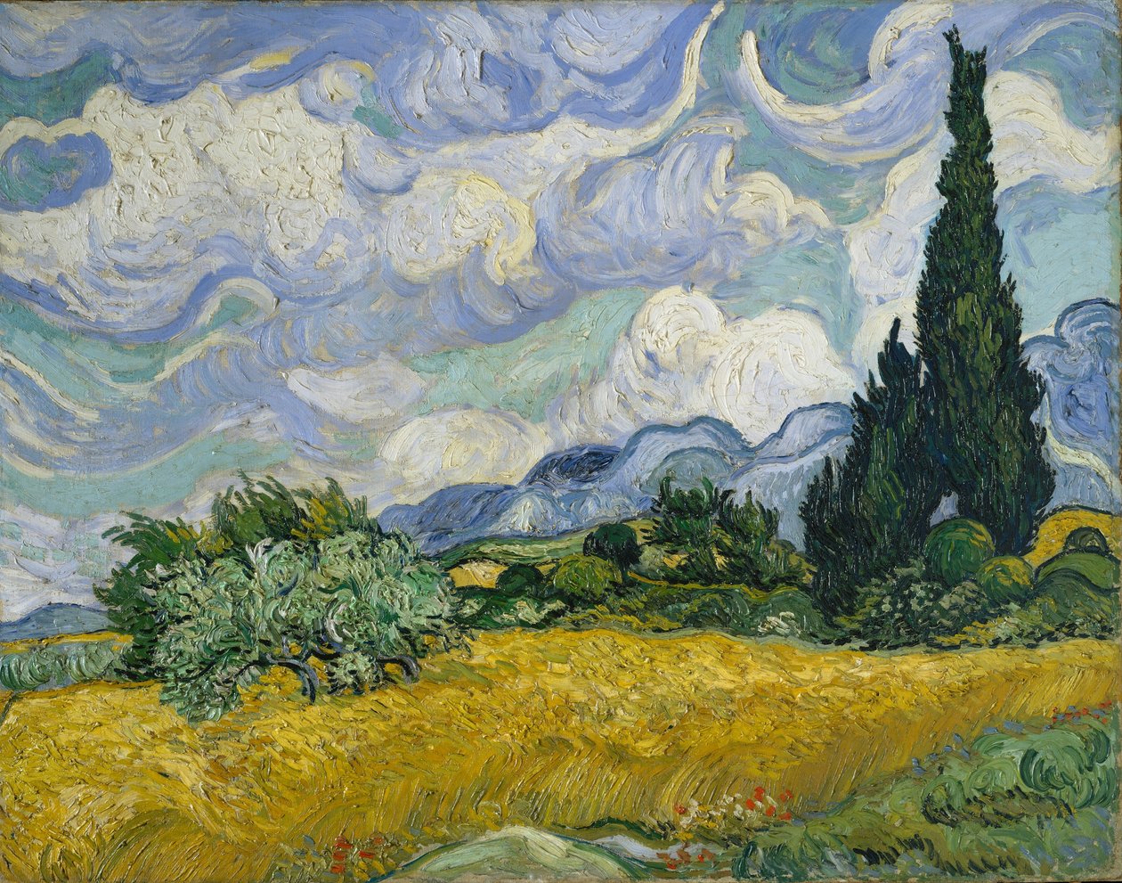 Selvili Buğday Tarlası by Vincent van Gogh