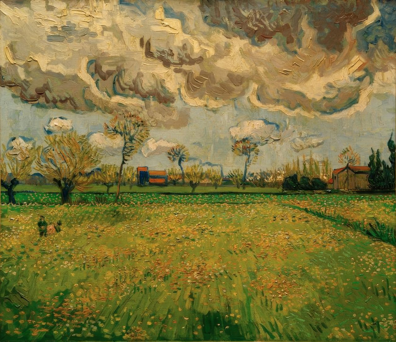 Çayırlar (arles) by Vincent van Gogh