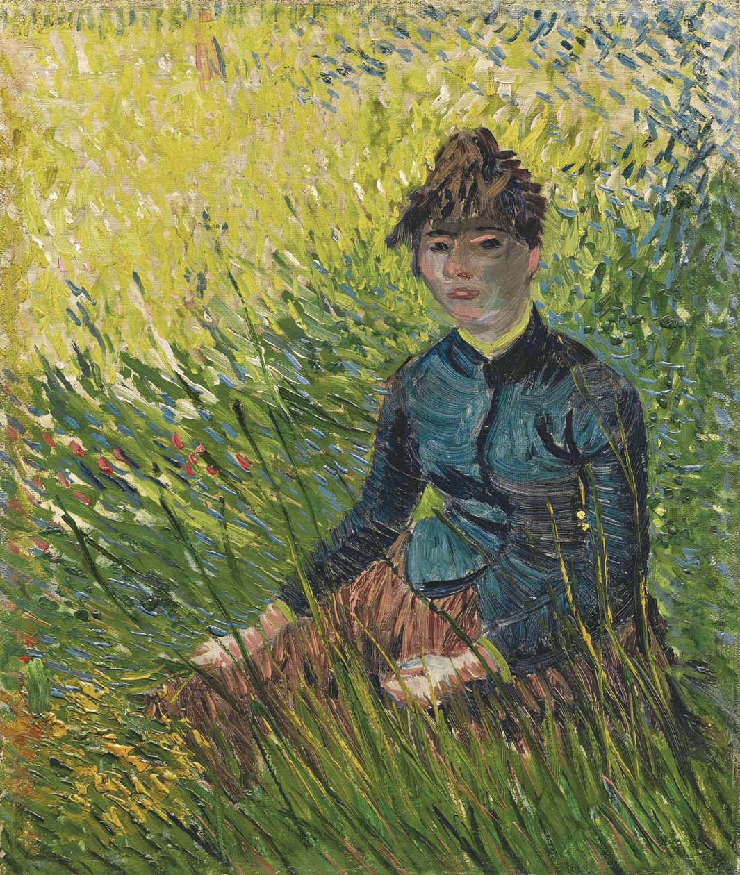 Buğday tarlasındaki kadın Buğday tarlasındaki kadın, 1887 by Vincent van Gogh