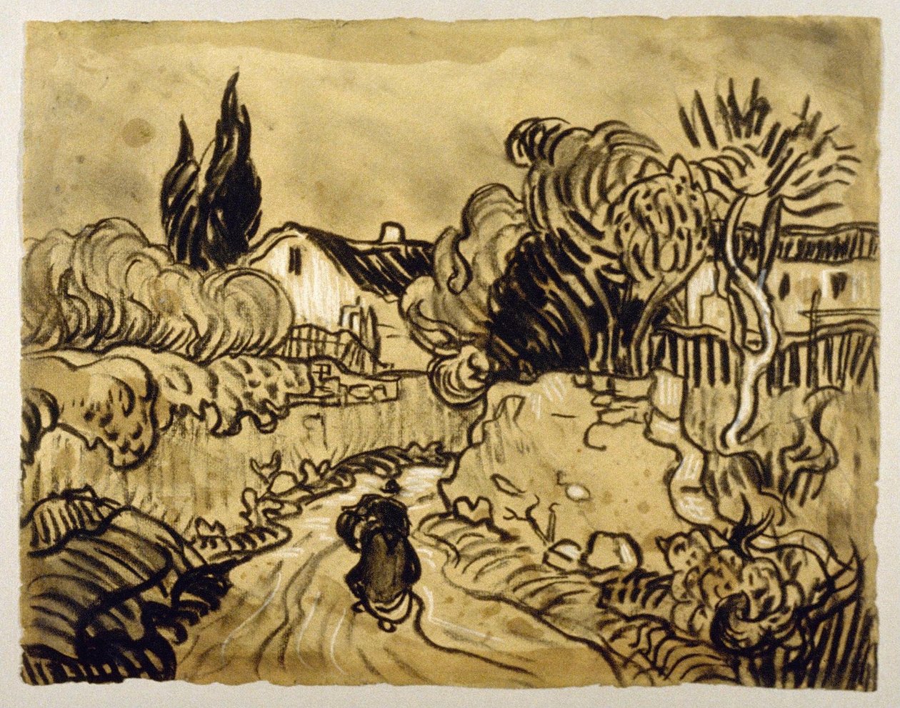 Auvers Manzarası (1890) by Vincent van Gogh