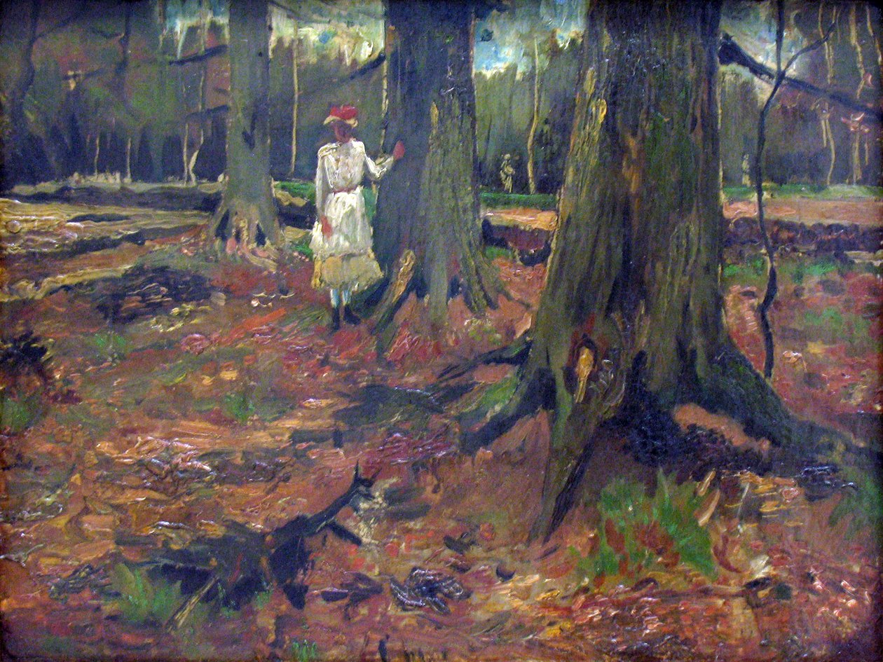 ormandaki kız by Vincent van Gogh