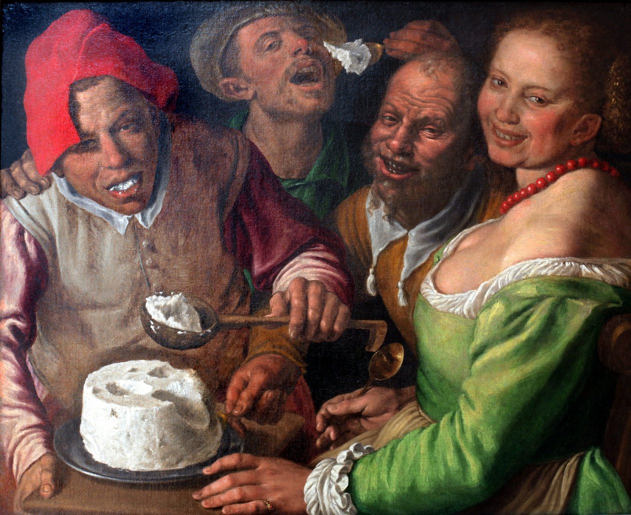 ricotta yiyiciler by Vincenzo Campi