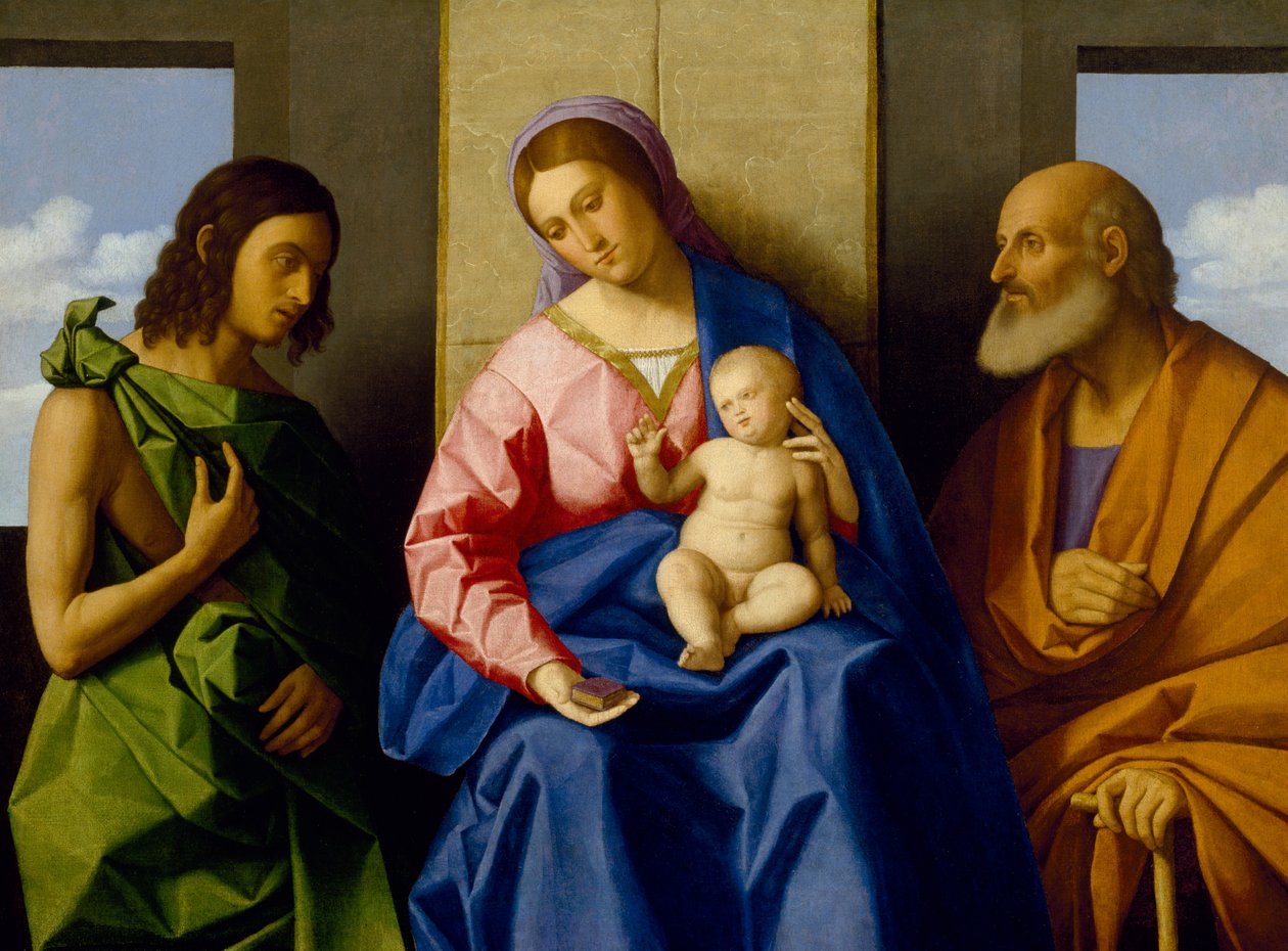 Azizler Vaftizci Yahya ve Yusuf ile Bakire ve Çocuk, c.1525 by Vincenzo di Biagio Catena