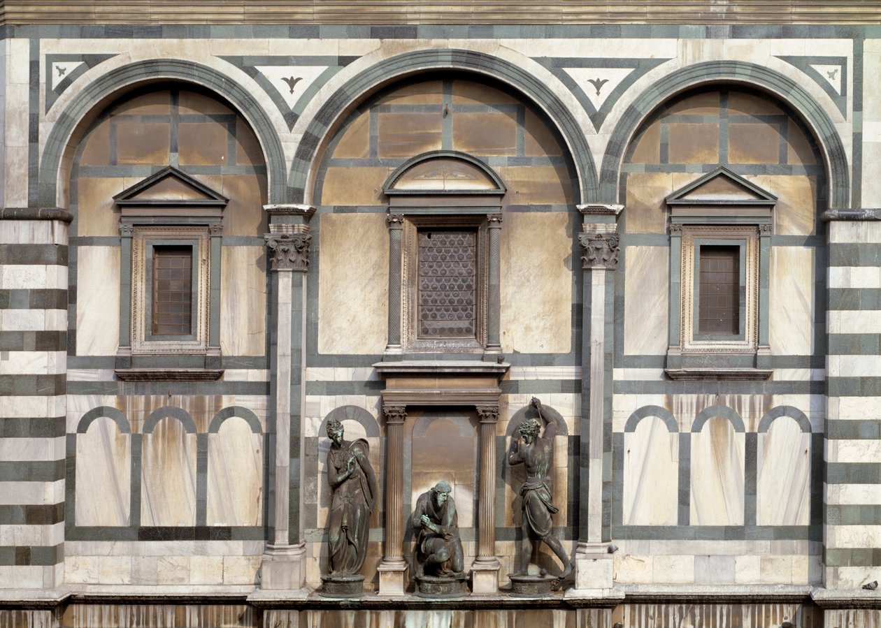 Vaftizci Yahya, Cellat ve Salome (Floransa Vaftizhanesinin detayı) - heykel 1571 by Vincenzo Danti