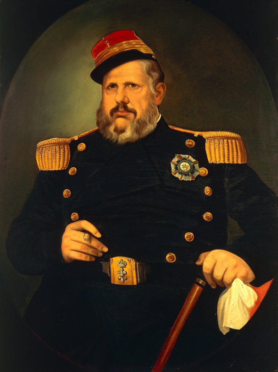 İki Sicilyalı Ferdinand II#39;nin Portresi (Palermo by Vincenzo De Mita