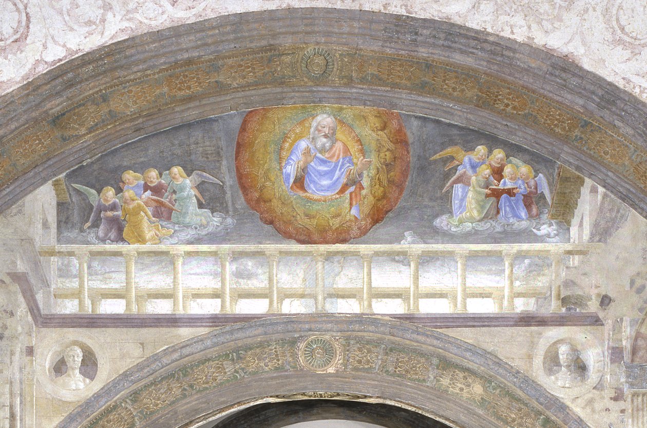 tanrı ve melekler by Vincenzo Foppa