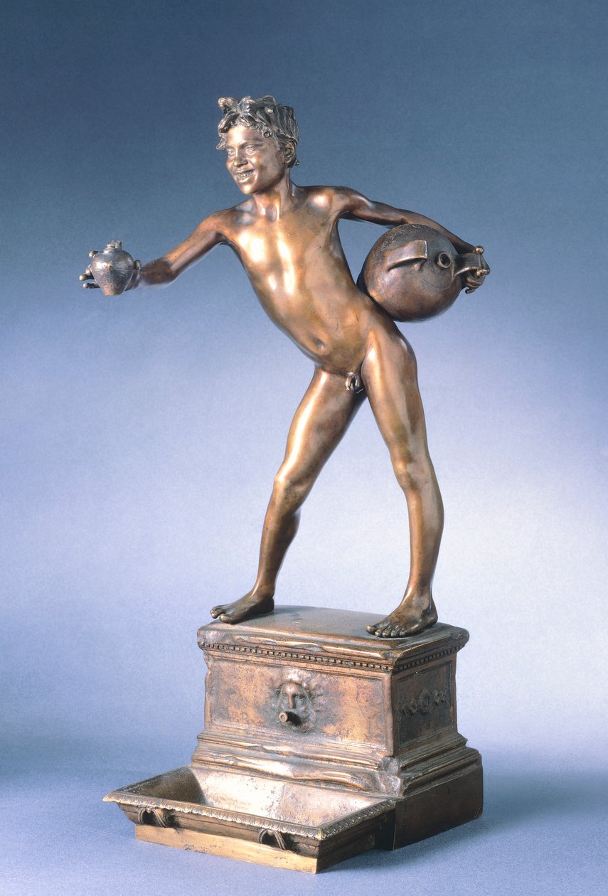 su taşıyıcı, Vincenzo Gemito (1852-1929), bronz, 25 cm by Vincenzo Gemito