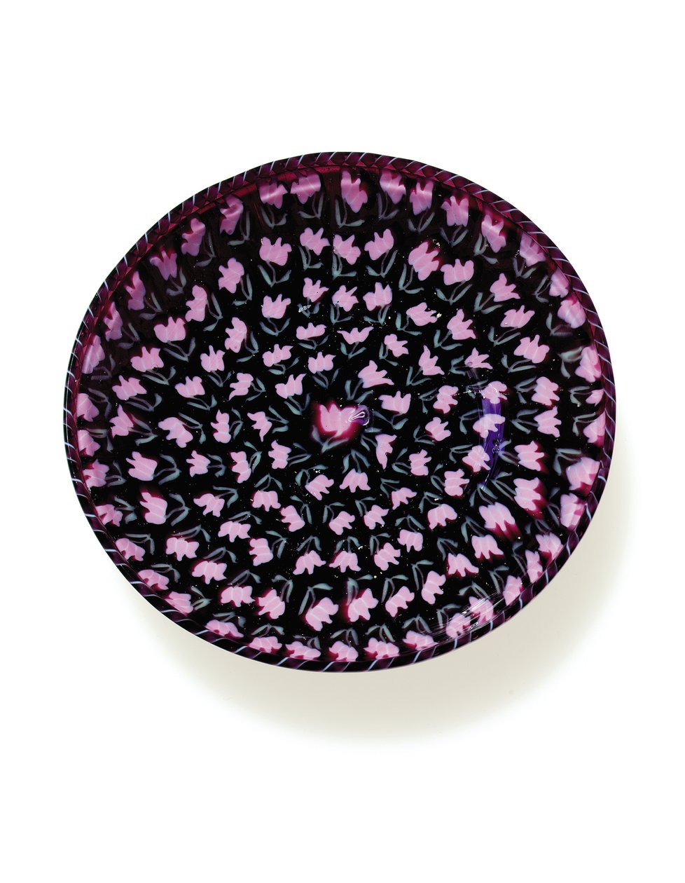 Bir lale "murrine" tabağı, c.1900 by Vincenzo Moretti