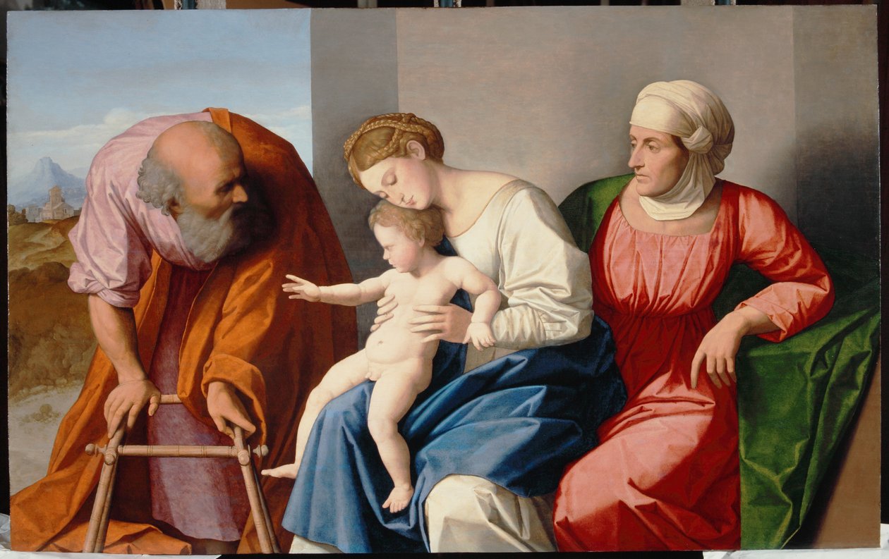 Aziz Anne ile Kutsal Aile, c.1520 by Vincenzo di Biagio Catena