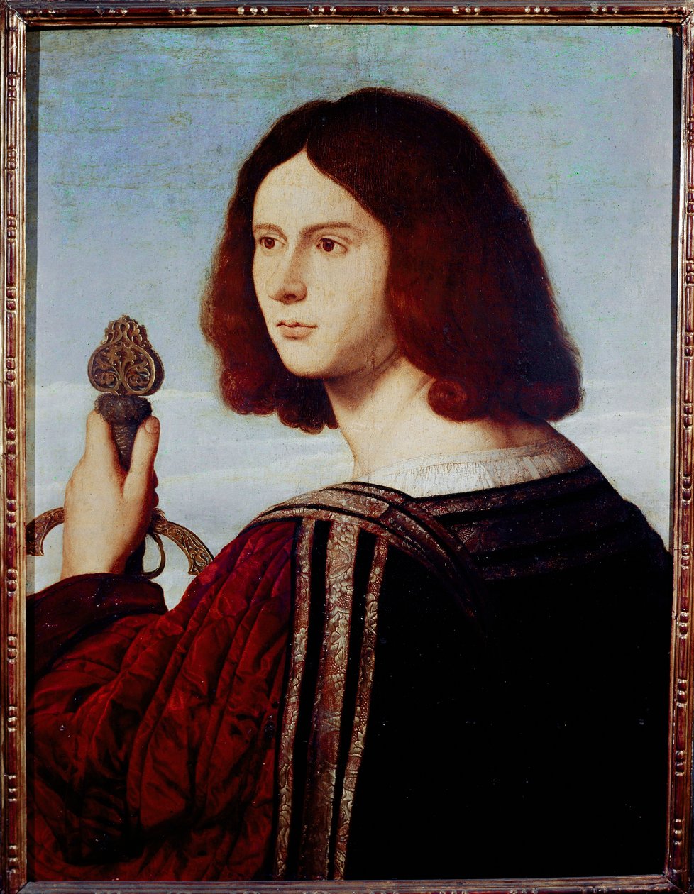 Francesco Maria della Rovere Urbino Dükü#39;nün portresi by Vincenzo di Biagio Catena