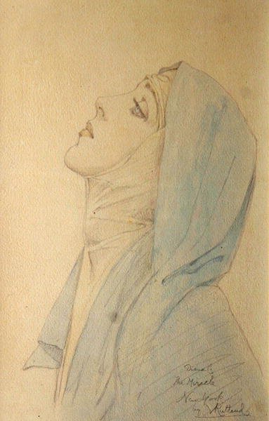 Profildeki Diana Cooper ve Max Reinhardt